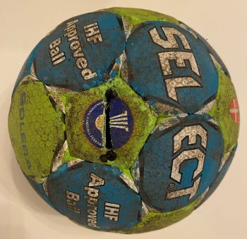 Blau Grün Handball Kasse